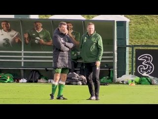 Ireland Train Ahead Of Northern Ireland Match