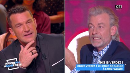 "Taisez-vous !" Gilles Verdez s'emporte contre Benjamin Castaldi