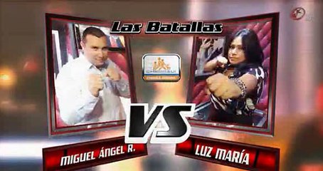 Luz Maria VS Miguel Angel- Perdoname, olvidalo- La Voz México 2