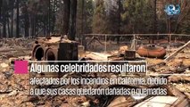 Famosos afectados por incendios en California