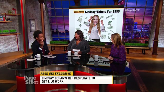 .@lindsaylohan is thirsty for work, but she's not having much luck! @carlosgreer knows all about it - tune in to #PageSixTV for the exclusive deets!