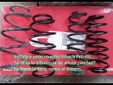 Como instalar muelles Eibach Pro-kit en el Seat Ibiza 6L