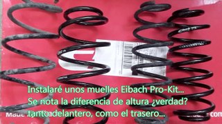 Como instalar muelles Eibach Pro-kit en el Seat Ibiza 6L