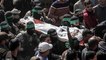 آلاف الفلسطينيين يشيعون جثامين 7 شهداء في غزة