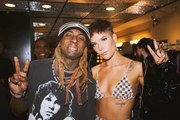 Halsey Shows off TattooDesigned by Lil Wayne