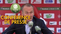 Conférence de presse Stade Brestois 29 - AS Nancy Lorraine (2-1) : Jean-Marc FURLAN (BREST) - Alain PERRIN (ASNL) - 2018/2019
