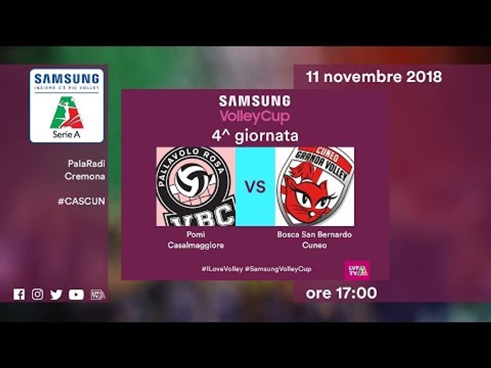 Casalmaggiore - Cuneo | Speciale | 4^ Giornata | Samsung Volley Cup 2018/19