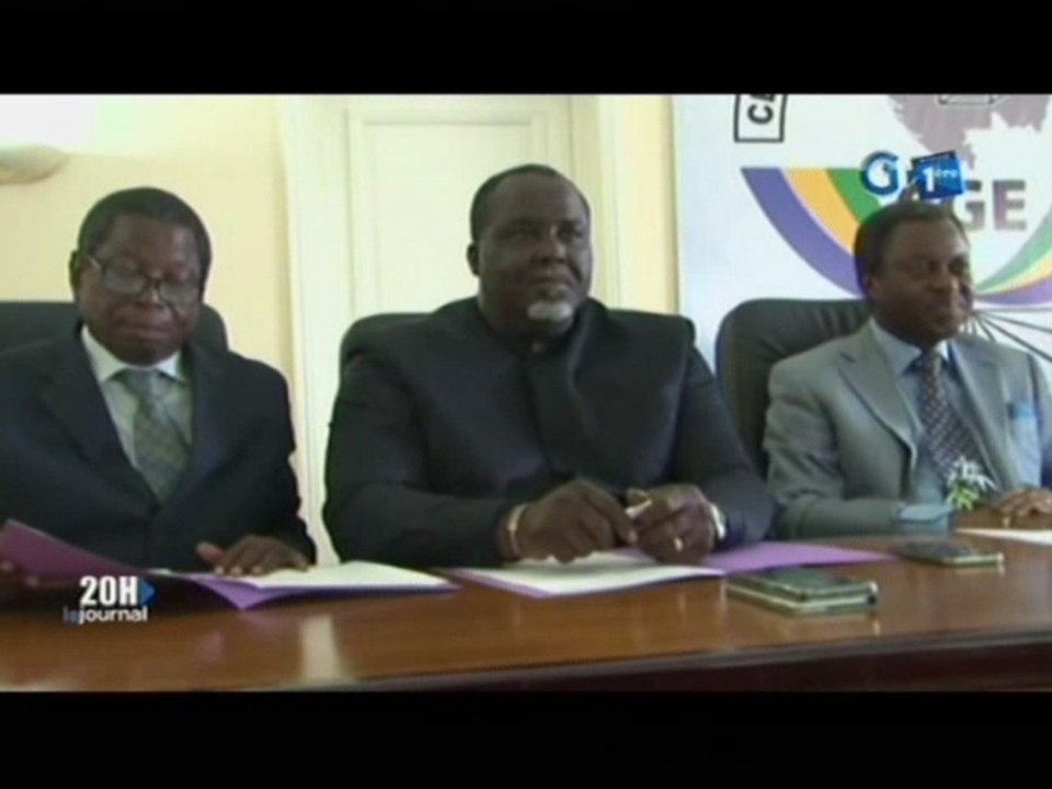 RTG/Politique-  publication des résultats des élections législatives 2e tour au siège du CGE