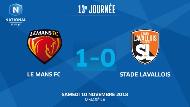J13 - Le Mans FC - Stade Lavallois (1-0), le résumé I National FFF 2018