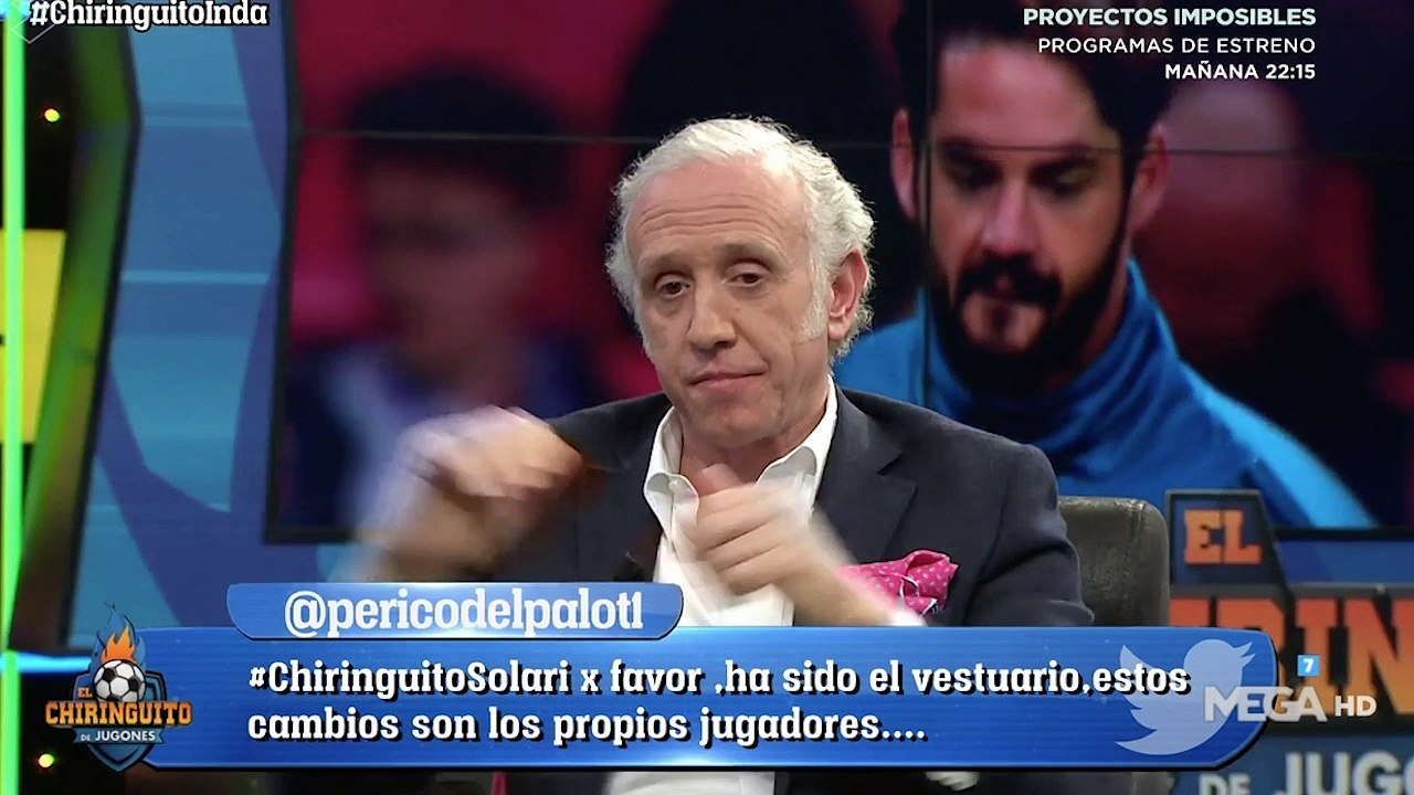 Eduardo Inda: "El vestuario ha dado un toque a Asensio"