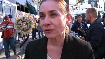 Memorial flowers placed on Marvel Comics legend Stan Lee's Hollywood Walk of Fame star