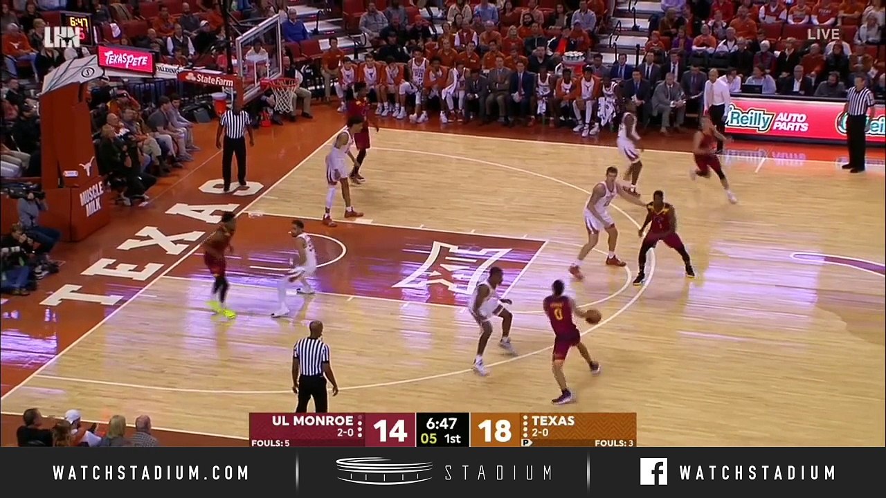 UL Monroe vs. Texas Basketball Highlights (2018-19)