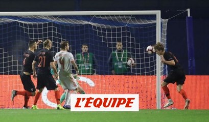Tous les buts de Croatie - Espagne (3-2) - Foot - L. nations