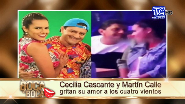 Martín Calle y Cecilia Cascante viven intensamente su relación