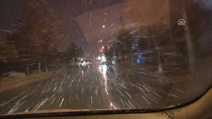 Konya'da Kar Yağışı
