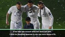 Ronaldo deserves Ballon d'Or again - Mancini