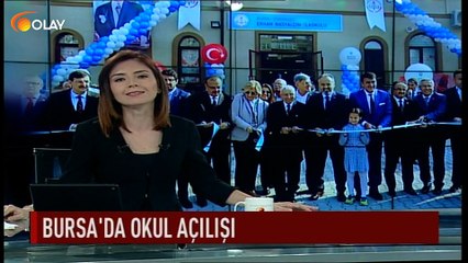 Bursa'da okul açılışı