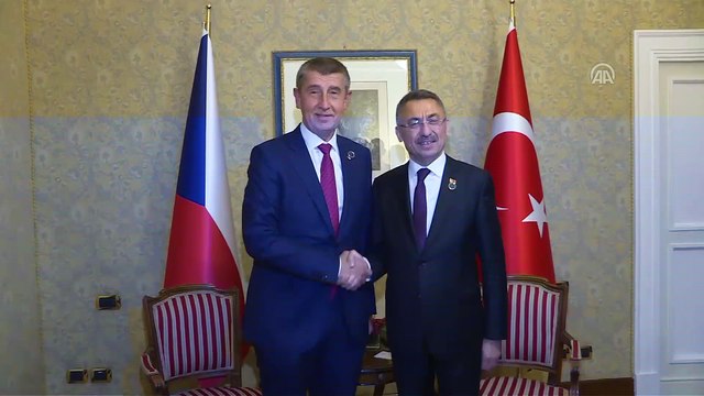 Cumhurbaşkanı Yardımcısı Oktay, Çekya Başbakanı Babis ile bir araya geldi - PALERMO