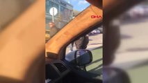Taksici ile Uber Sürücüsü Arasında Müşteri Kavgası