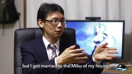 What he did for love? Japanese man 'marries' a hologram