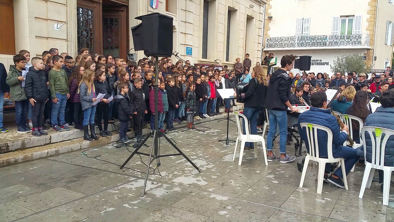 La chanson de Craonne - Cérémonie du 11 novembre 2018 à Gardanne