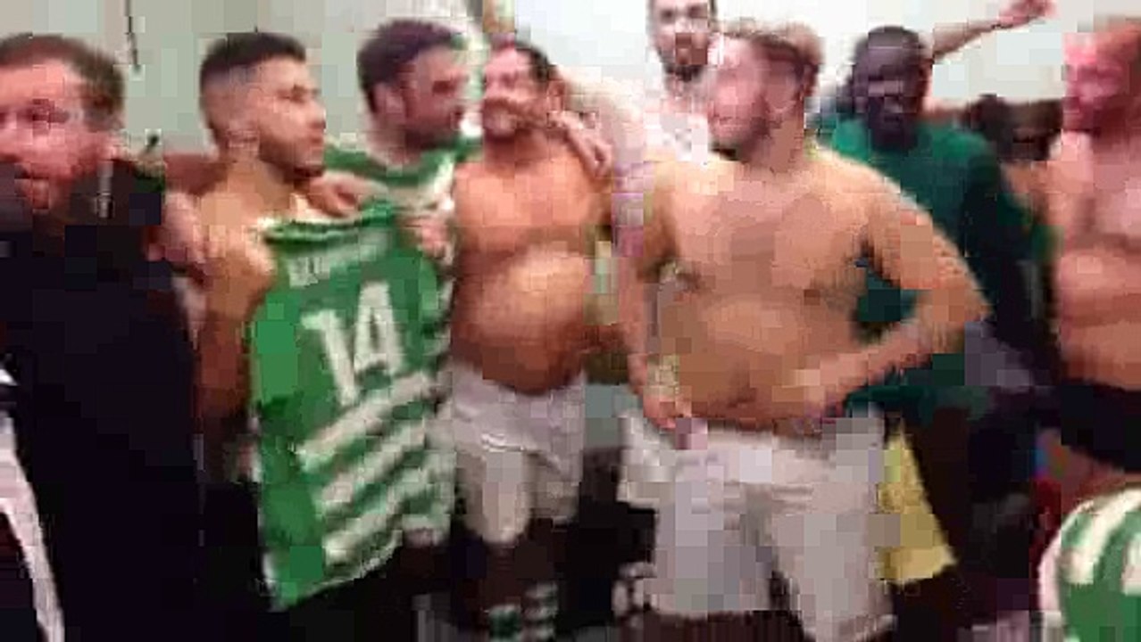 Célébration de la victoire des Séniors B contre Léognan - 11/11/2018