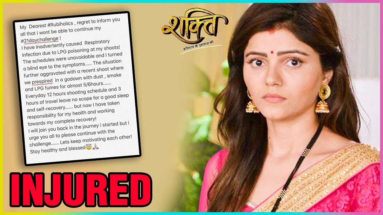 Rubina Dilaik Injured On Set | Shakti — Astitva Ke Ehsaas Ki