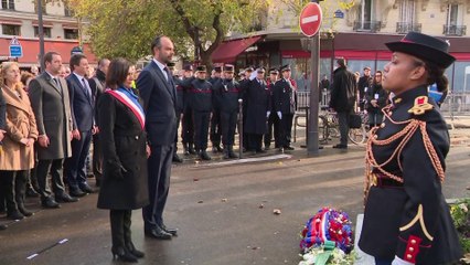 13-Novembre: l'hommage aux victimes, rue de la Fontaine au Roi (11e)