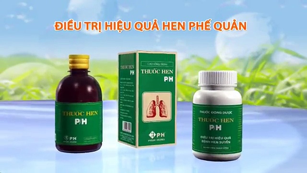Thuốc hen P/H hỗ trợ điều trị  bệnh hen phế quản dứt điểm dễ dàng và nhanh chóng