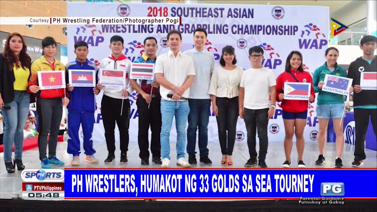 PH wrestlers, humakot ng 33 golds sa SEA tourney