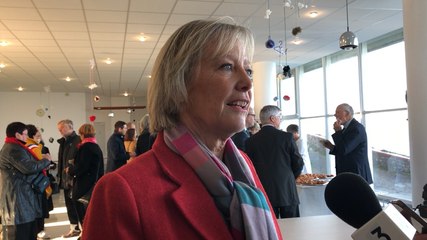 Sophie Cluzel en visite au collège Malraux