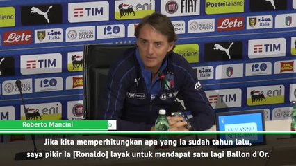 Download Video: Ronaldo Layak Menerima Ballon d'Or Kembali - Mancini