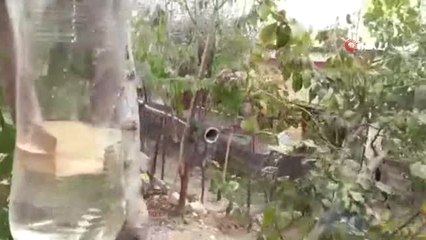 Doğada Aç Kalan Hayvanlara Yemlik ve Suluk Bıraktı