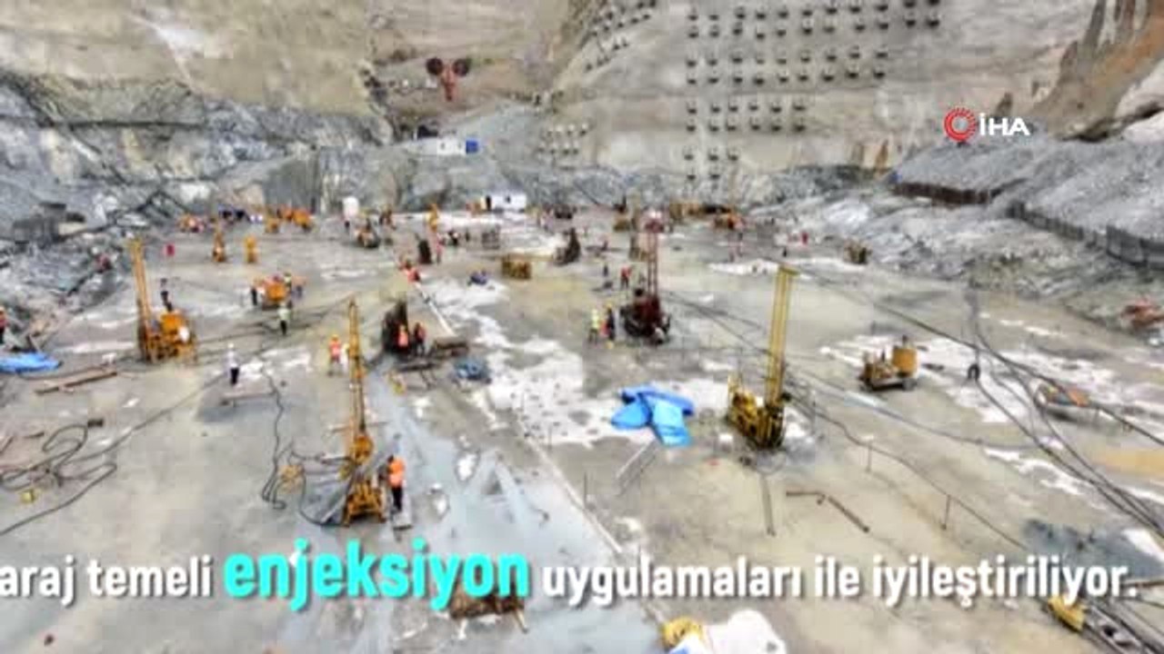 Türkiye'nin En Yüksek, Dünyanın İse Üçüncü Yüksek Barajının İnşaatı Sürüyor