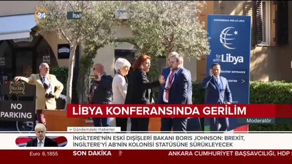 Libya Konferansında gerilim