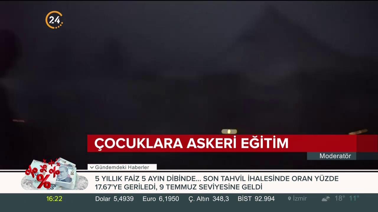Çocuklara askeri eğitim