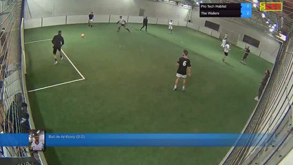 But de Anthony (0-2) - Pro Tech Habitat Vs The Wailers - 12/11/18 20:00 - LIGUE 1
