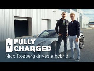 Nico Rosberg drives a hybrid