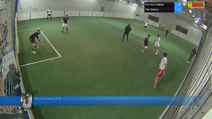 But de Anthony (2-4) - Pro Tech Habitat Vs The Wailers - 12/11/18 20:00 - LIGUE 1