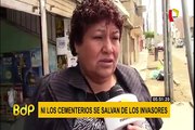 Trujillo: desalojan a invasores de terrenos del cementerio de Mampuesto