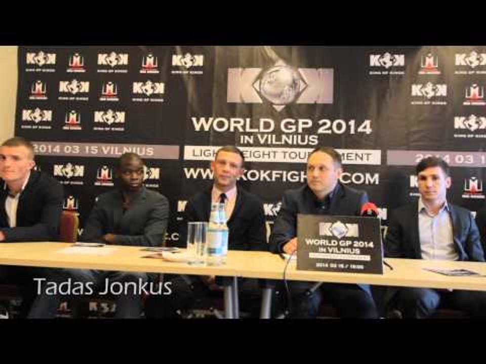 KOK WORLD GP 2014 IN VILNIUS / KONFERENCIJA/