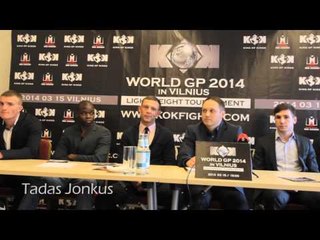 KOK WORLD GP 2014 IN VILNIUS / KONFERENCIJA/