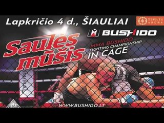MMA BUSHIDO 2017.11.04 " SAULĖS MŪŠIS"
