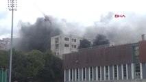 Zonguldak Devlet Hastanesi İnşaatında Yangın