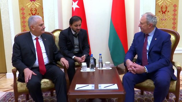 TBMM Başkanı Yıldırım, Belarus Başbakanı Rumas ile görüştü - MİNSK