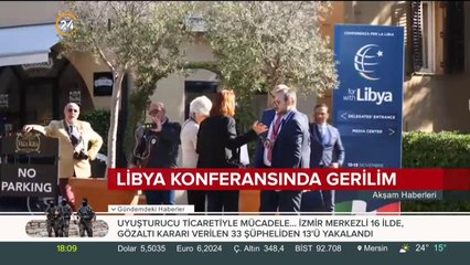 Libya konferansında gerilim yaşandı