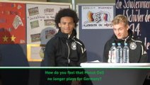 Germany's Leroy Sane stunned by cheeky Mesut Ozil question from child