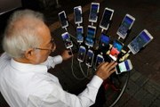 Taiwan grandpa catches 'em all playing Pokemon Go on 15 phones