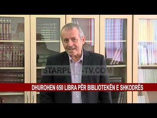 DHUROHEN 650 LIBRA PËR BIBLIOTEKËN E SHKODRËS