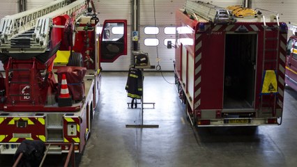 L'adjudant en chef Bruno Deboval, centre de secours d'Osny (Val d'Oise)